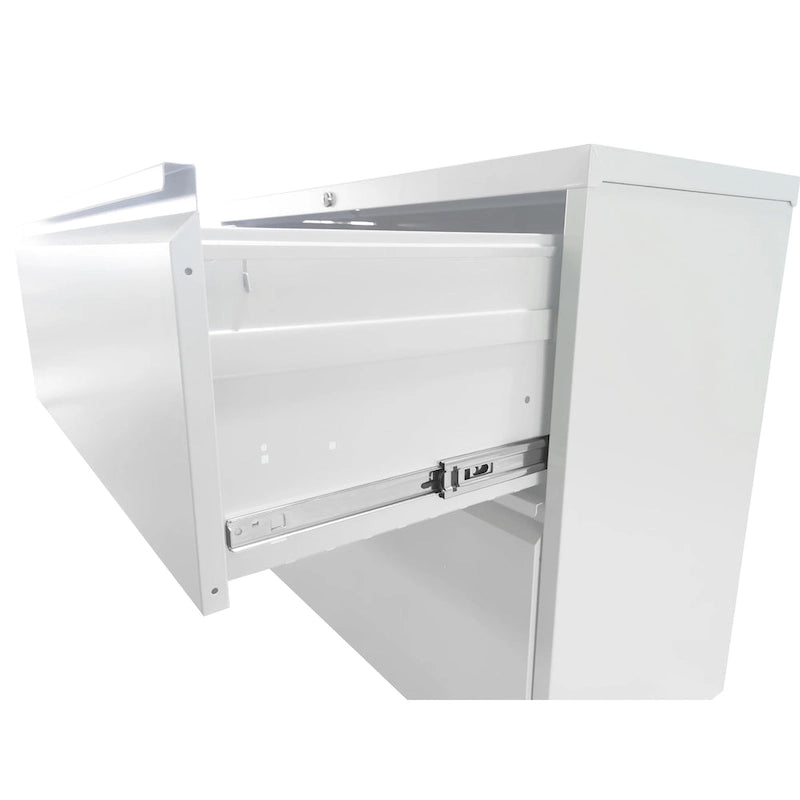 Archivador vertical metálico de 5 cajones con cerradura, archivador vertical de acero para oficina en casa para tamaño A4/legal/carta