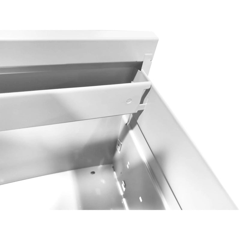Archivador vertical metálico de 5 cajones con cerradura, archivador vertical de acero para oficina en casa para tamaño A4/legal/carta