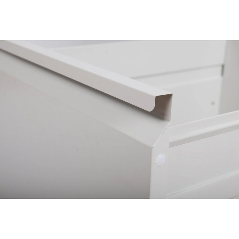 Archivador vertical metálico de 5 cajones con cerradura, archivador vertical de acero para oficina en casa para tamaño A4/legal/carta