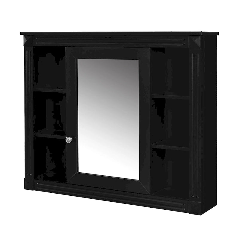 Mueble de baño de 36" con lavabo, gabinete de almacenamiento moderno para baño con 2 puertas de cierre suave, 2 cajones y un solo lavabo
