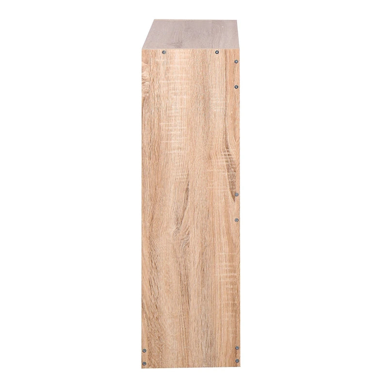 Zapatero de Madera para Entrada, Armario de Almacenamiento de Zapatos Blanco con 2 Puertas Abatibles