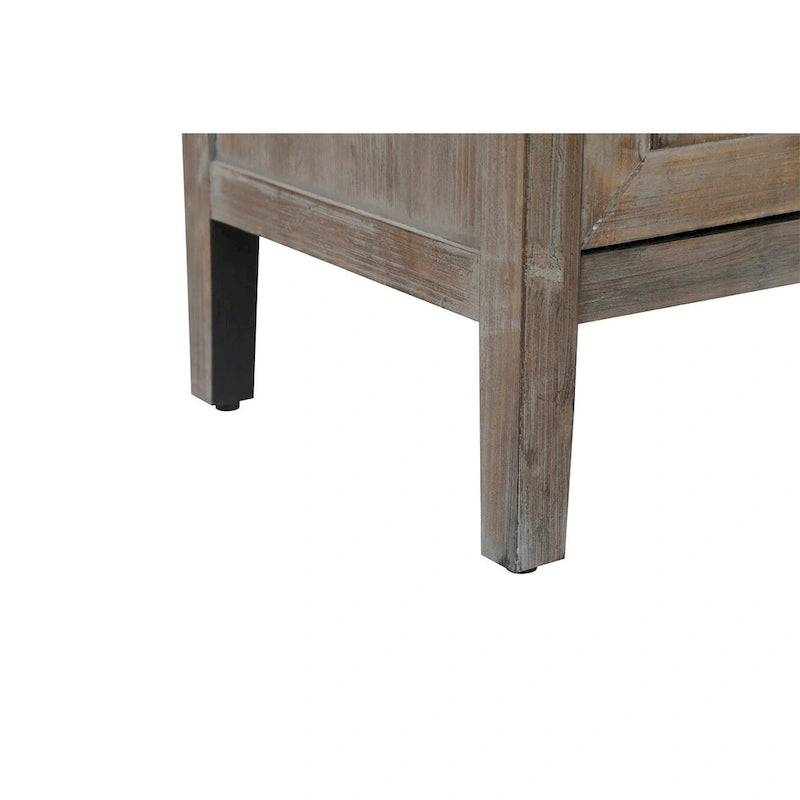 Aparador de madera de 4 puertas - N/A