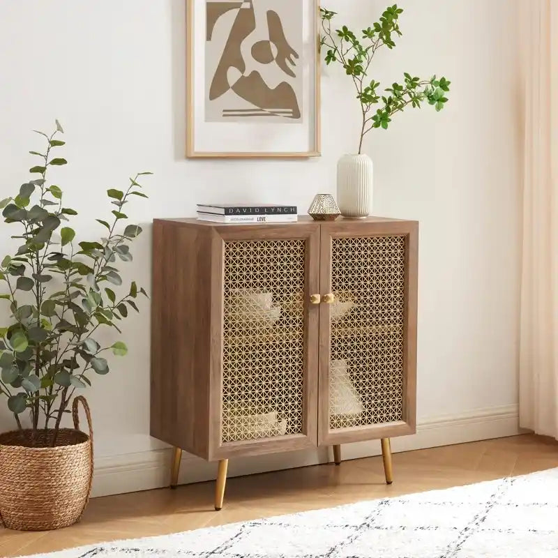 Aparador y alacena de madera de 30.8 W