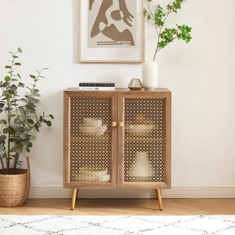 Aparador y alacena de madera de 30.8 W