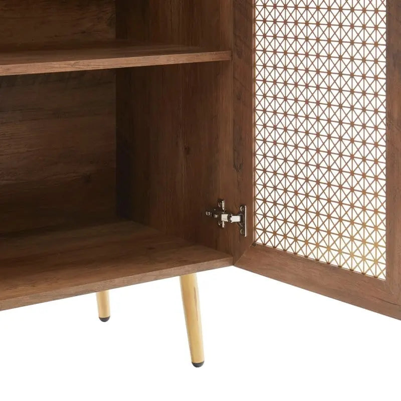 Aparador y alacena de madera de 30.8 W