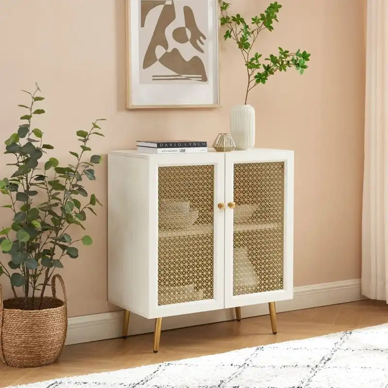 Aparador y alacena de madera de 30.8 W