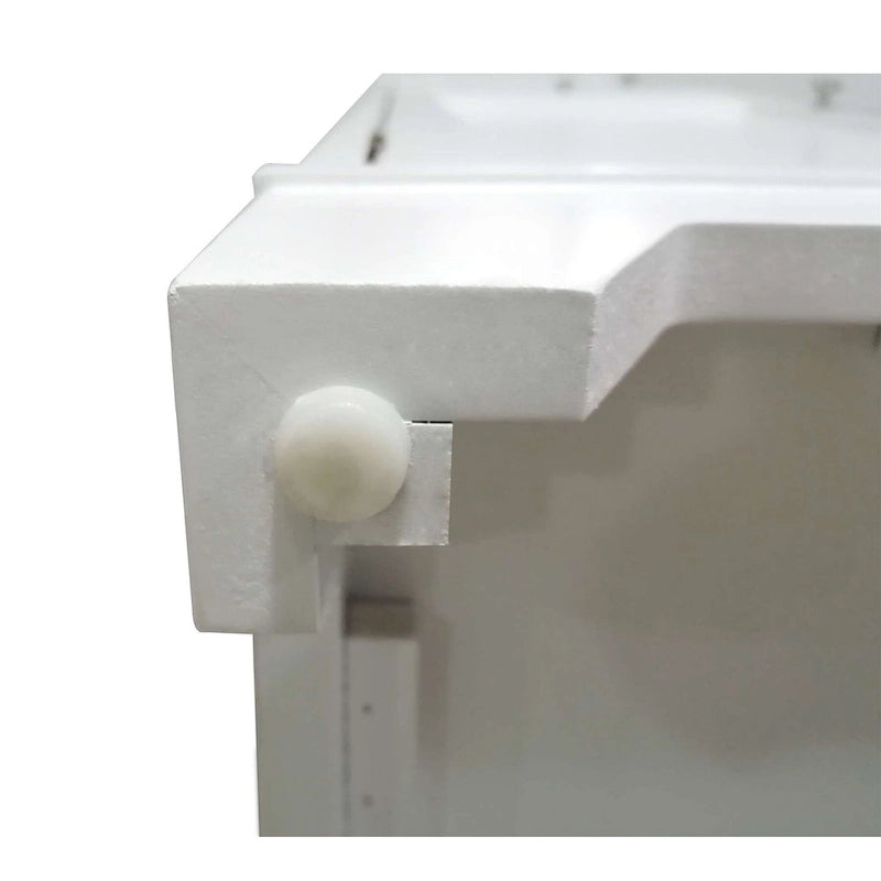 Mueble Alto de Almacenamiento para Baño - Torre de Lino, Blanco