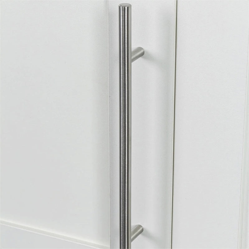 Armario apilable de madera para montar en la pared, blanco