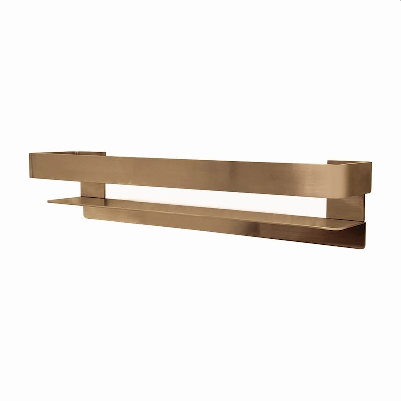 Barra de apoyo de 20 pulgadas para baño con estante de almacenamiento, 20x4x3 pulgadas