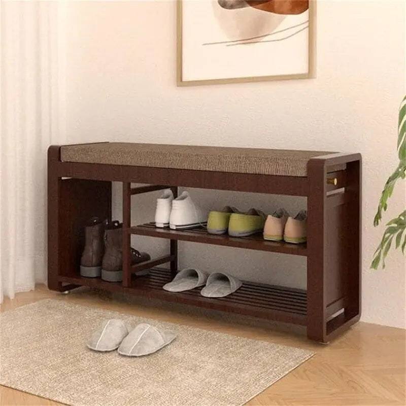 Banco zapatero de 2 niveles - 11,7D x 39W x 19,5H