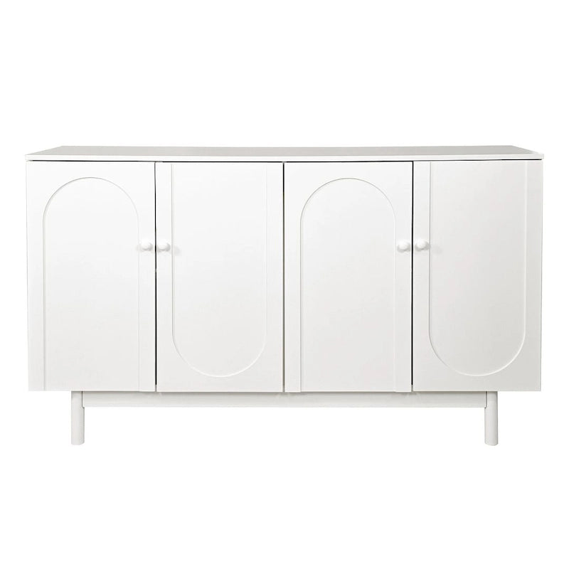 Aparador/Mueble de Almacenamiento Intaglio de 4 Puertas