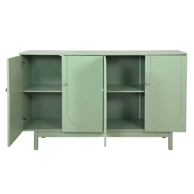 Aparador/Mueble de Almacenamiento Intaglio de 4 Puertas