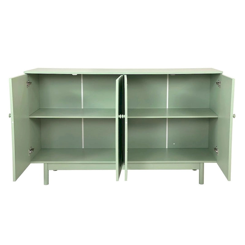 Aparador/Mueble de Almacenamiento Intaglio de 4 Puertas