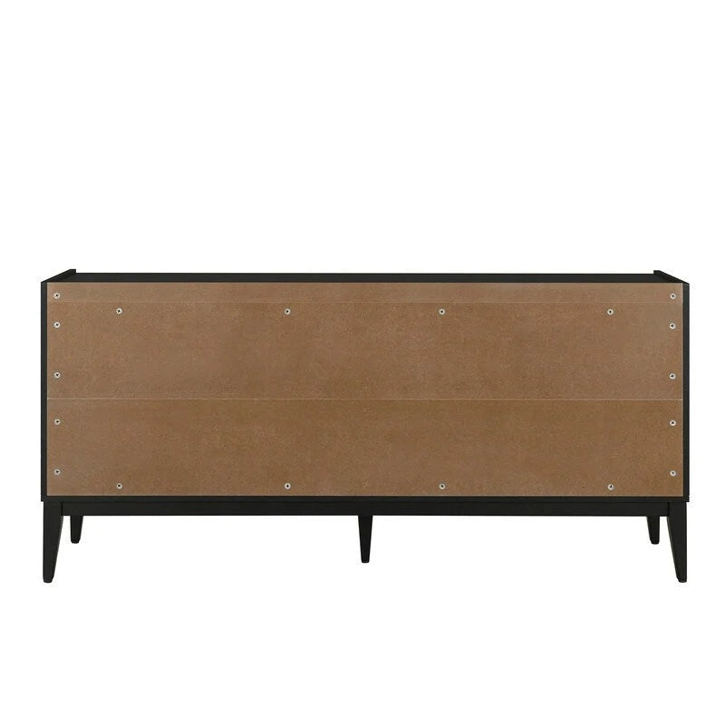 Armario de Almacenamiento, Aparador de Madera con 4 Puertas para Pasillo, Entrada, Sala de Estar, Dormitorio, Estante Ajustable