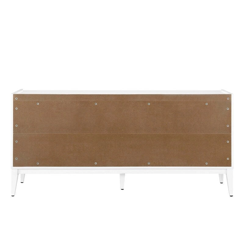 Armario de Almacenamiento, Aparador de Madera con 4 Puertas para Pasillo, Entrada, Sala de Estar, Dormitorio, Estante Ajustable