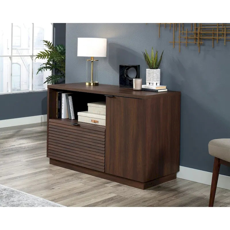 Pequeño armario de almacenamiento tipo credenza para oficina o sala de estar