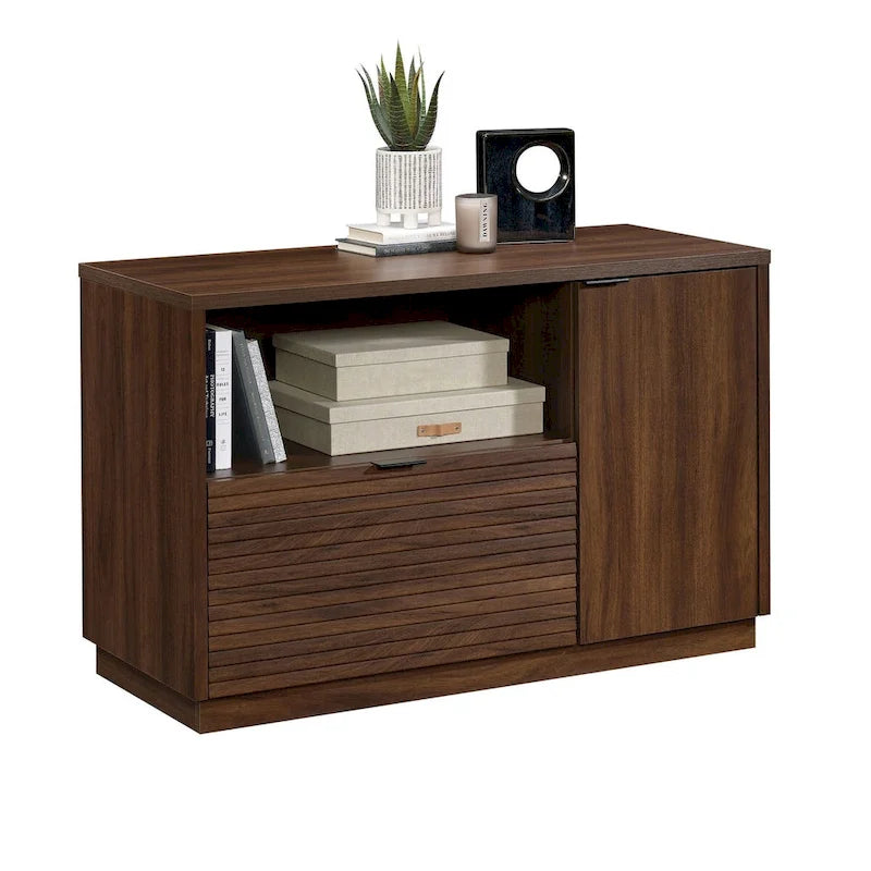 Pequeño armario de almacenamiento tipo credenza para oficina o sala de estar