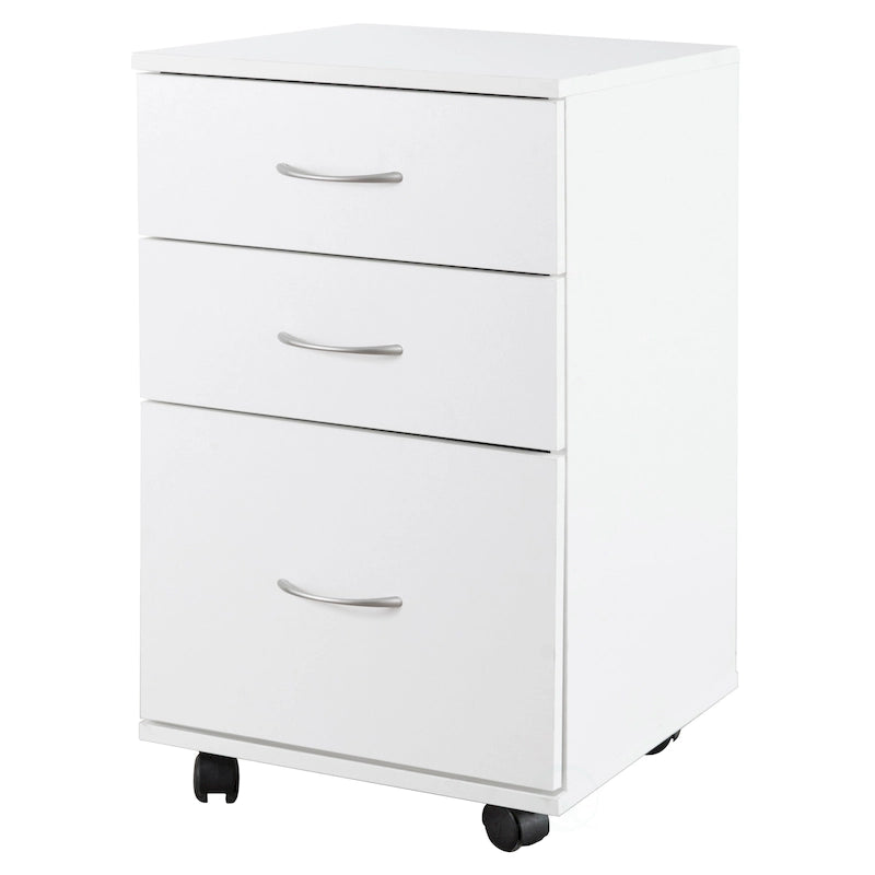 Archivador móvil con 3 cajones y ruedas giratorias - Perfecto para oficina en casa y espacio de trabajo - Cabe debajo del escritorio