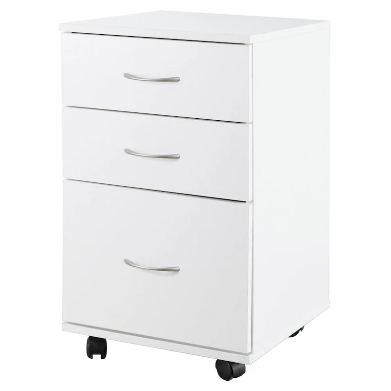 Archivador móvil con 3 cajones y ruedas giratorias - Perfecto para oficina en casa y espacio de trabajo - Cabe debajo del escritorio