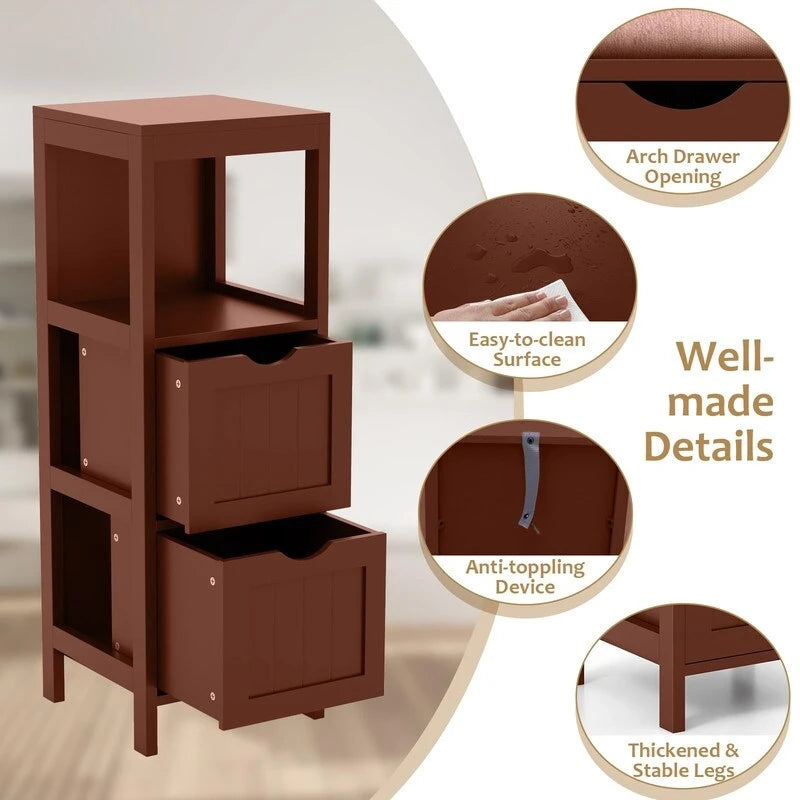 Organizadores de baño y gabinete de almacenamiento - 12D x 12W x 35H