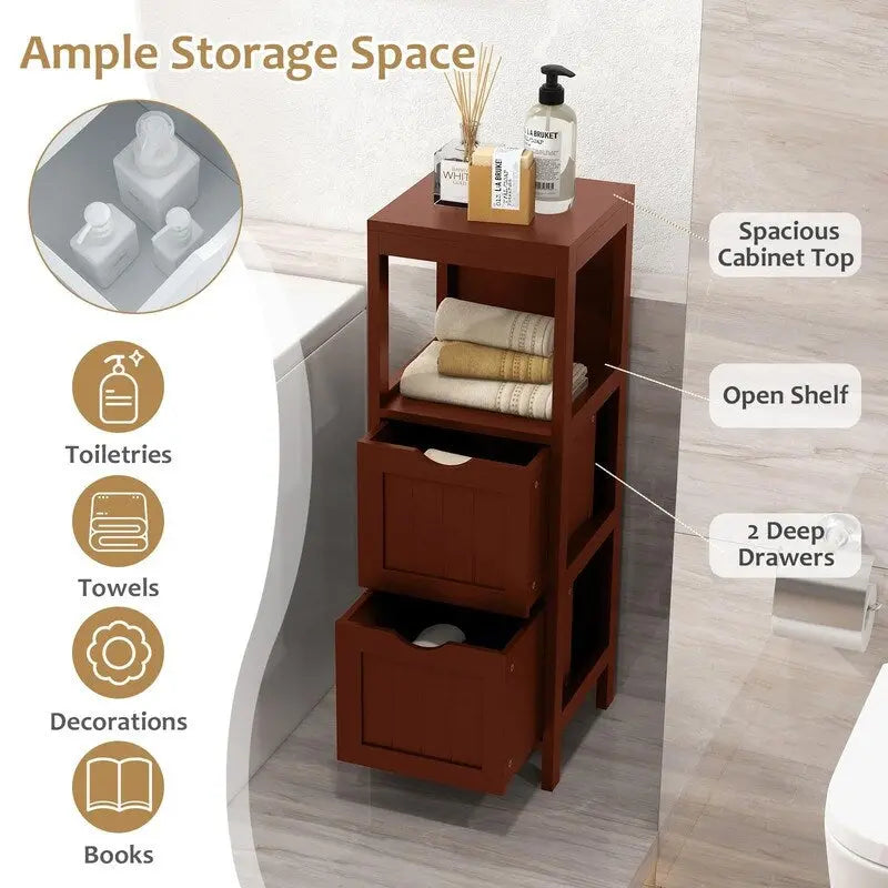 Organizadores de baño y gabinete de almacenamiento - 12D x 12W x 35H
