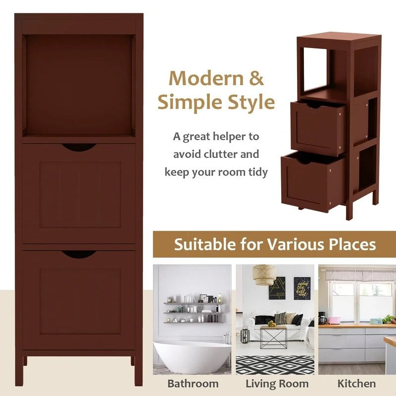 Organizadores de baño y gabinete de almacenamiento - 12D x 12W x 35H