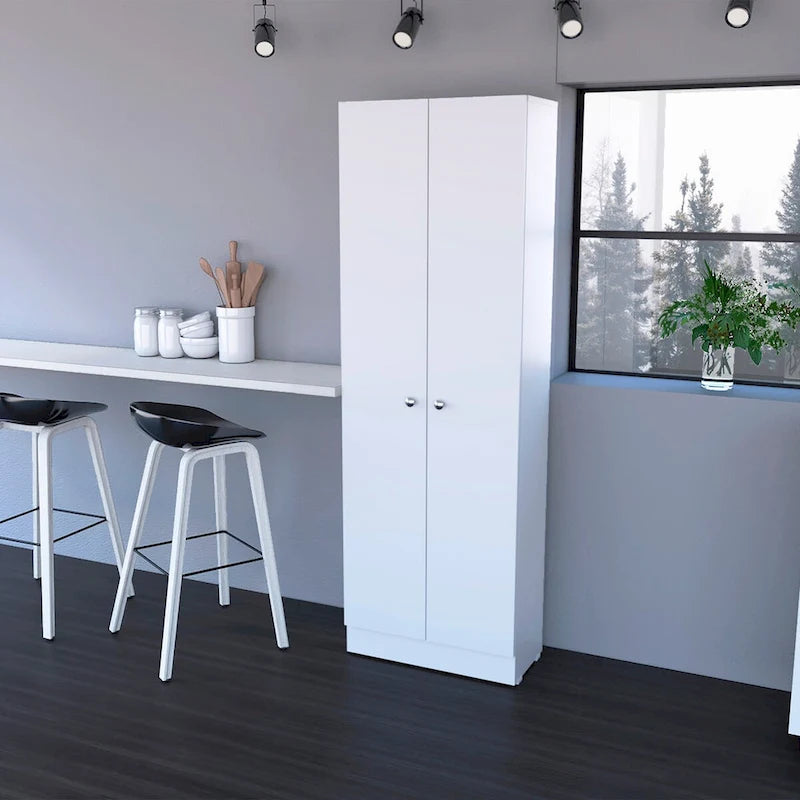 Mueble de lino independiente de 23.6 pulg. de ancho x 71.1 pulg. de alto con 5 estantes