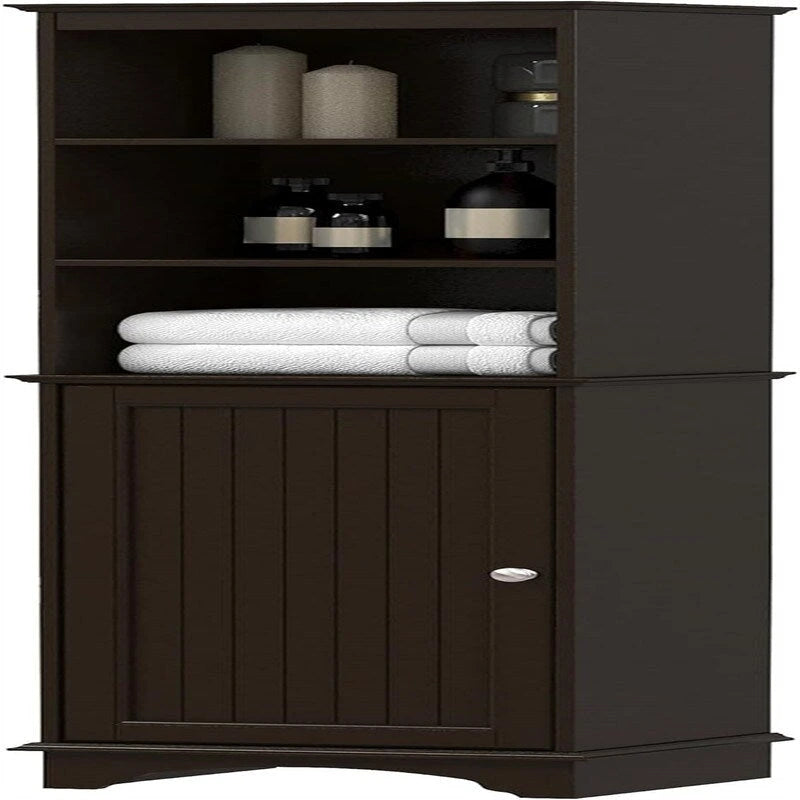 Armario de almacenamiento independiente para el hogar con estantes de tres niveles - 11.8D x 15W x 59.8H