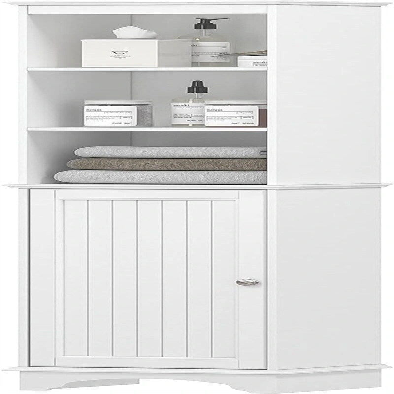 Armario de almacenamiento independiente para el hogar con estantes de tres niveles - 11.8D x 15W x 59.8H