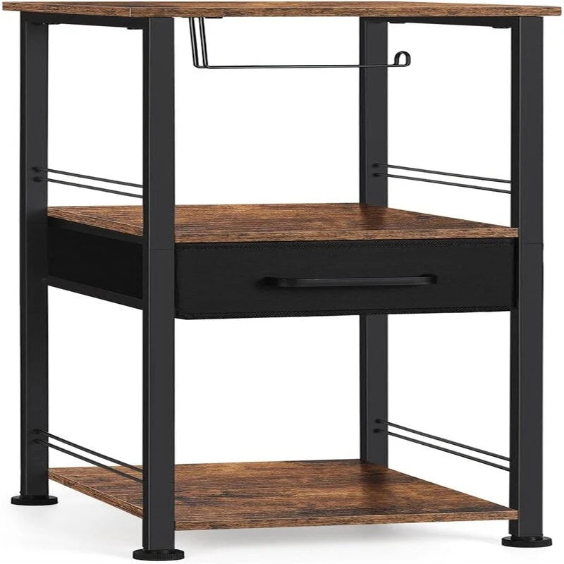 Organizador de estantes de almacenamiento de 3 niveles para baño pequeño - 10.2D x 11.8W x 28.1H